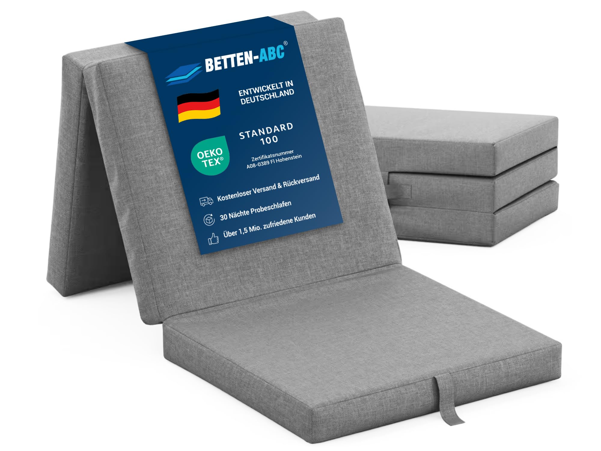 Betten-ABC Faltmatratze, Gästematratze, Klappmatratze