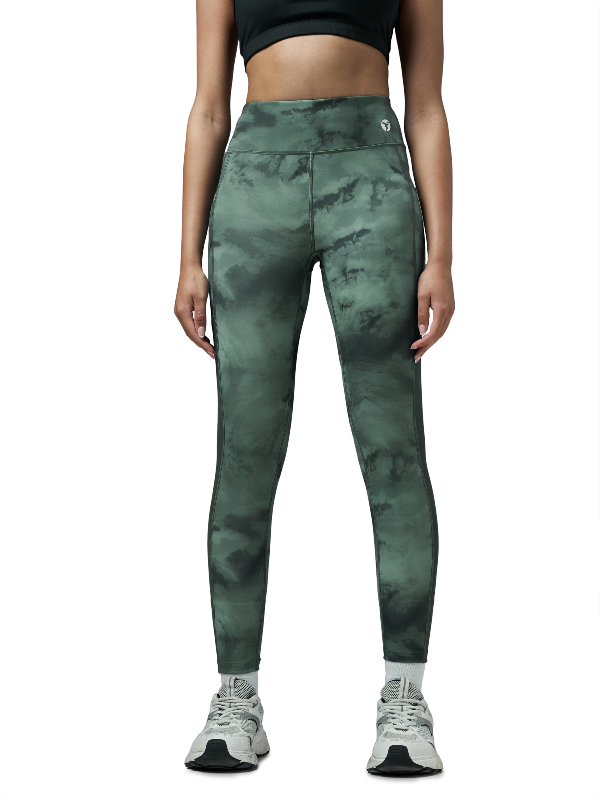 technosport Women's Skinny Fit All Over Print Tights for Gym, Workout, Yoga & Sports-picture-10