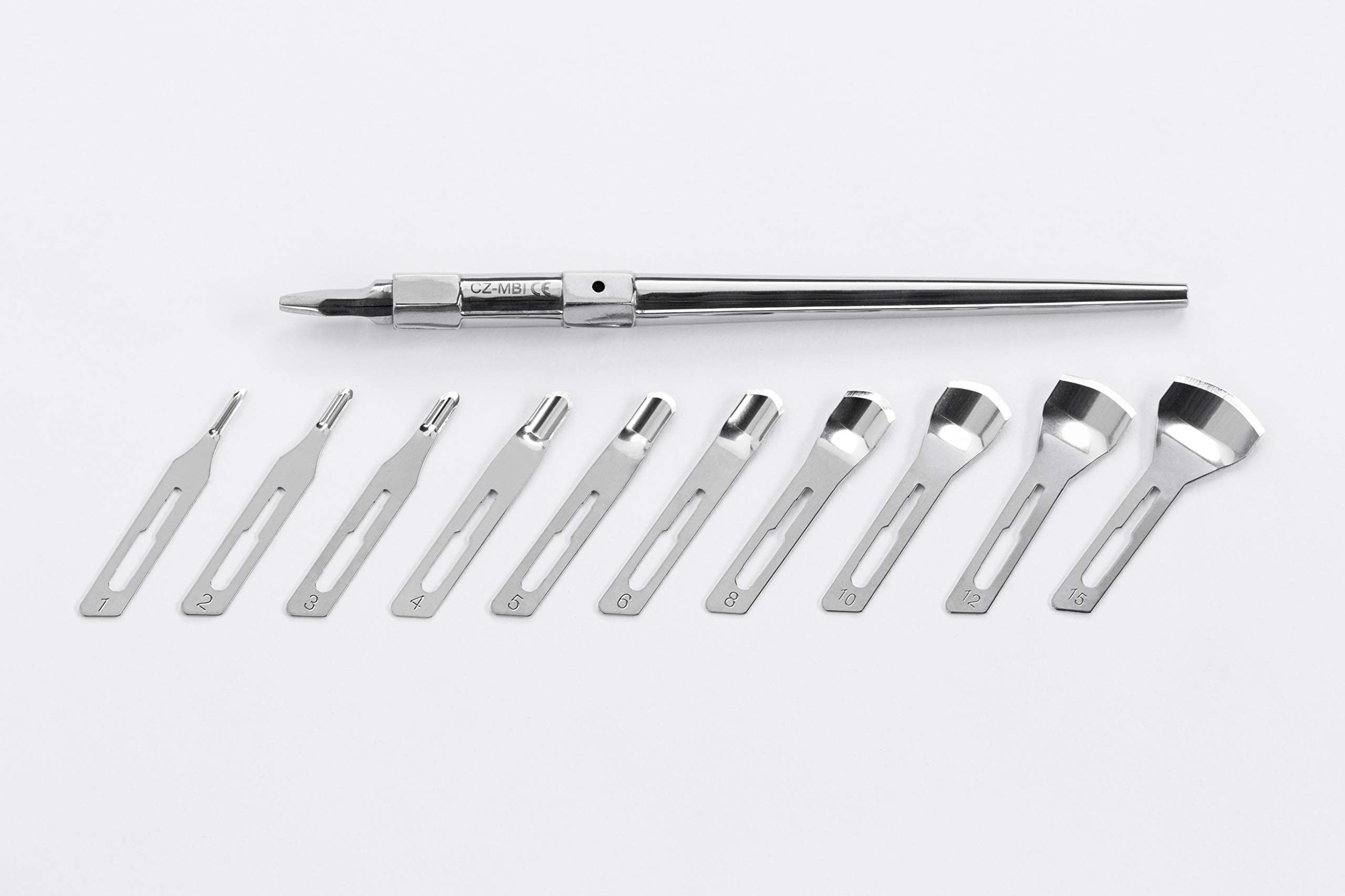 Set 100 x Hohlmeißelklingen + Hohlmeißelklingen-Halter (2)