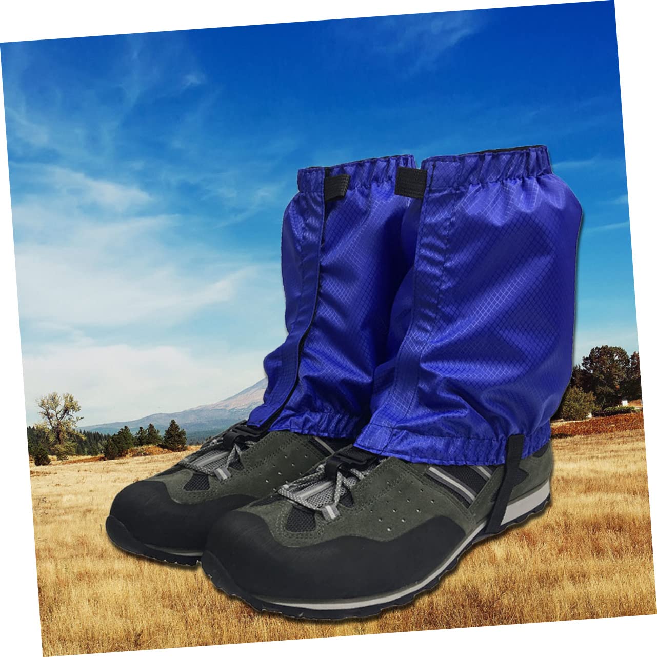 Yardwe Guêtre De Marche Imperméable Randonnée Neige Guêtres Couverture De Guêtre De Jambe Guêtre De Jambe Imperméable Guêtre De Marche à La Cheville Chaussures Black