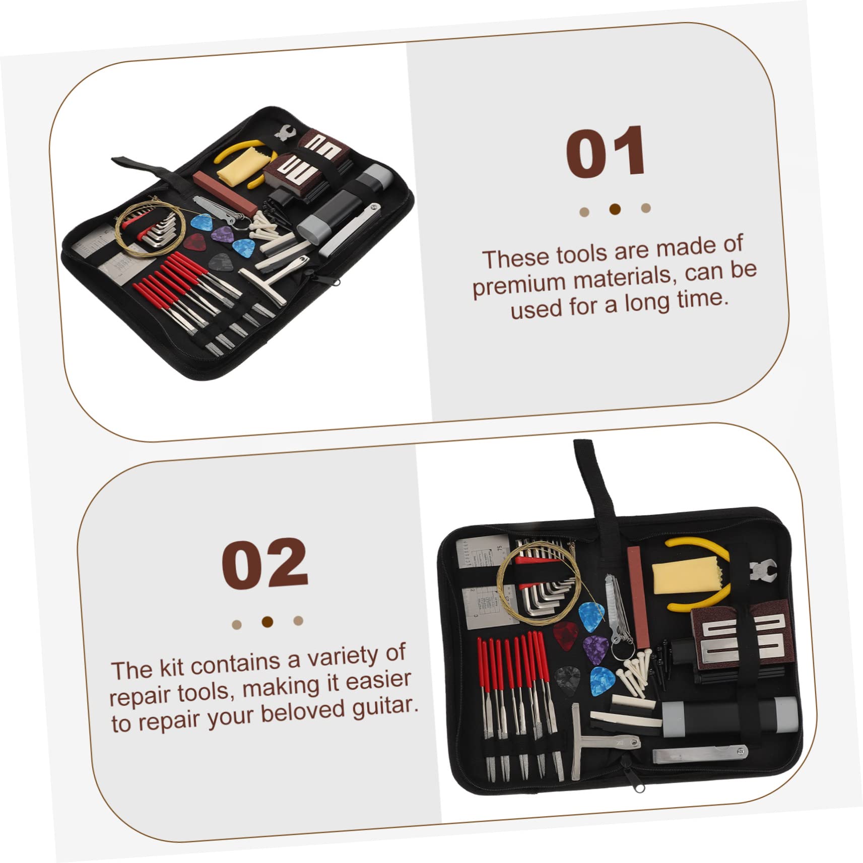 ifundom 72piezas Kit De De Reparación De De Accesorios y Limpieza De Instrumentos