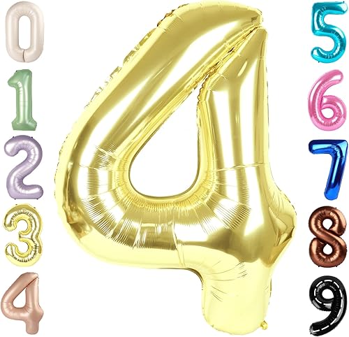 Vista 289 de Globos de números 0 de 40 pulgadas, globos negros de números para números 10, 20, 30, 40, 50, 60, 70, 80, 90, 100, globos de números 10, 20, 30, 40