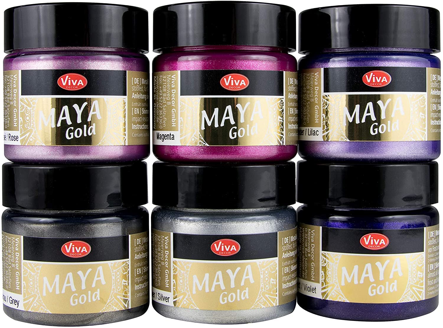 Maya Gold Set of 6 Colours Sweet Dreams
