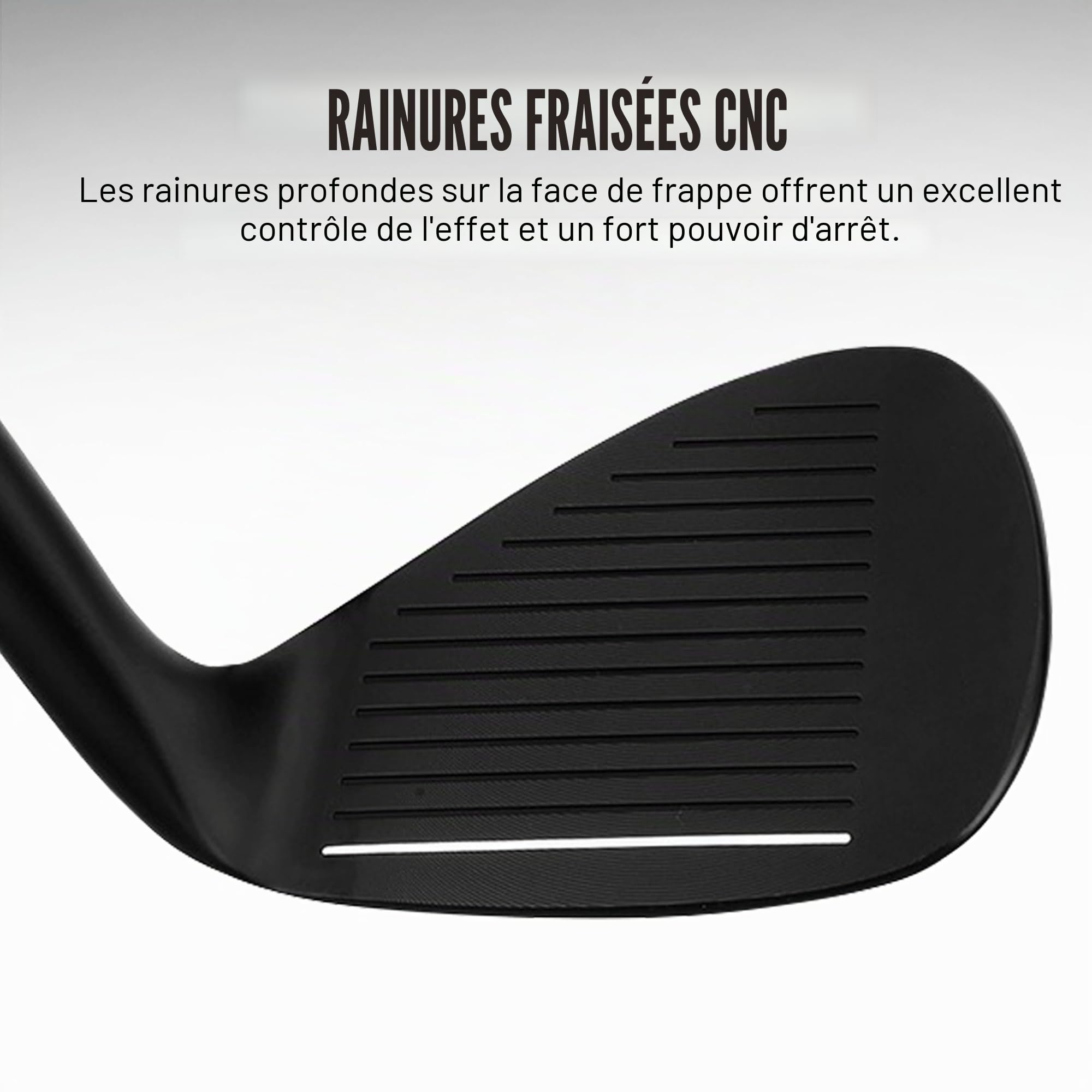 PGM Ensemble de cales de golf pour homme et femme – Écart de 52/56/60 degrés pour droitier – Face fraisée pour plus de rotation – Échapper facilement du bunker
