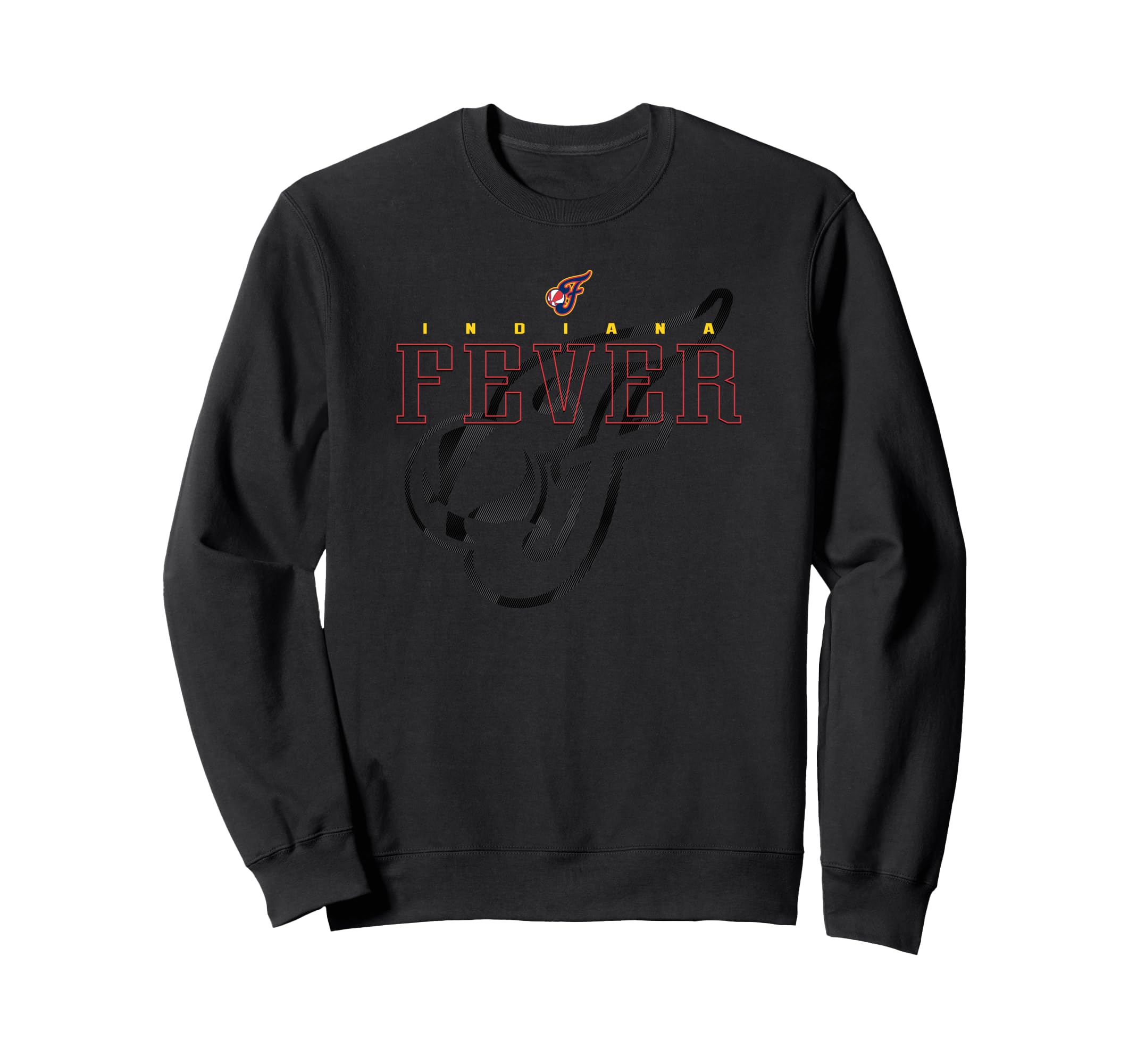 WNBA Official Indiana Fever Black In Black Sweatshirt