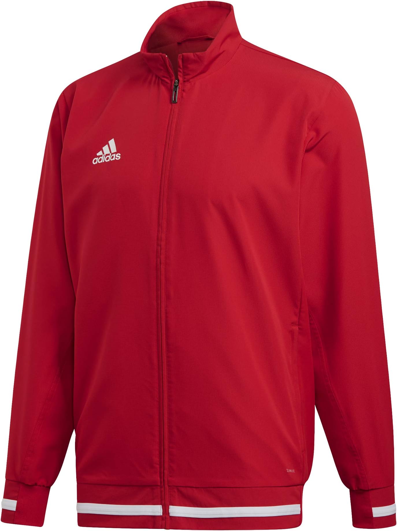 adidas red track jacket mens