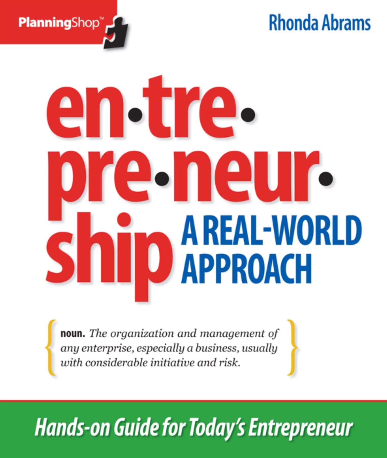 Entrepreneurship: A Real-World Approach Paperback – July 31, 2012