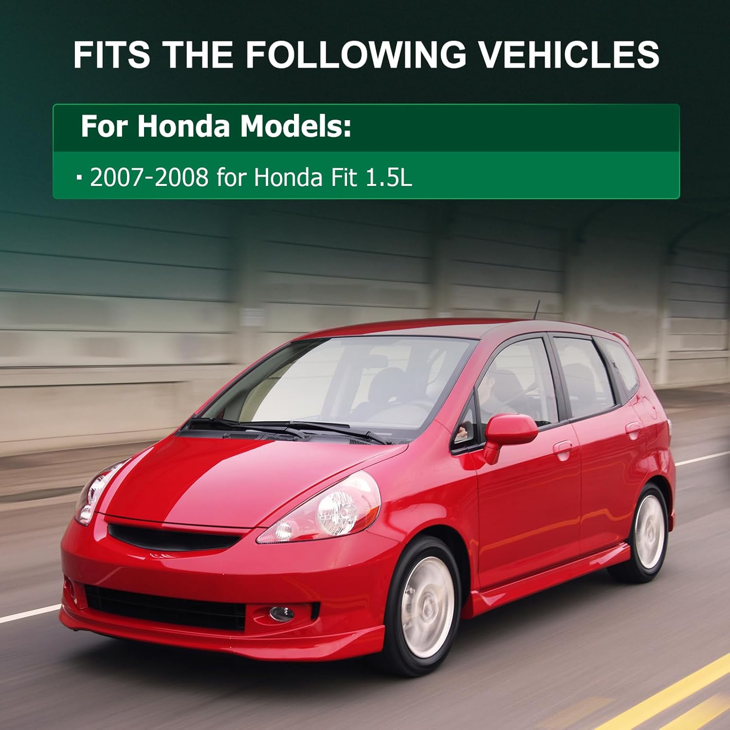 SCITOO Front and Rear Engine Motor Mounts for Honda Fit 1.5L 2007-2008 Replace OE A4541, A4552