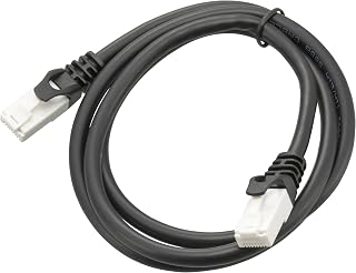 オーム電機 つめが折れないLANケーブル CAT6A準拠 カテゴリー6A 1m PC-N6A10-K 05-1070 OHM