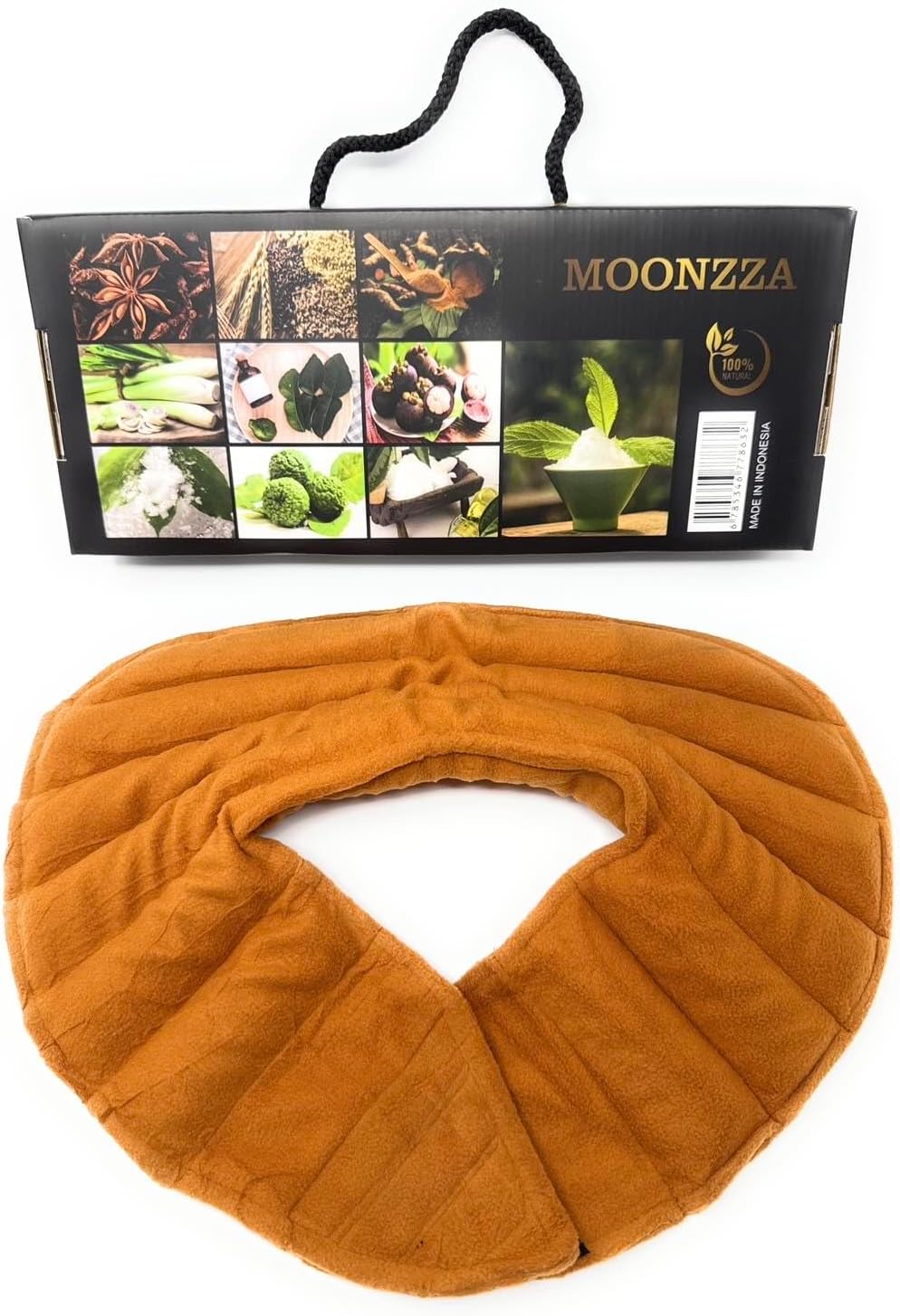 Microwave Heating Pad for Shoulder & Muscle Pain Relief - Natural Aromatic Herbal Bag, 100% Indonesian Filling, Relaxation for Body, Soothes Sore Muscles & Stress