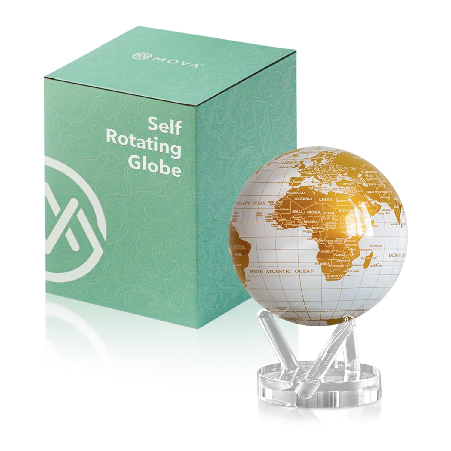 Amazon.com: MOVA Globe - Pearl White and Gold Signature (6