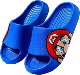 Boys & Girls Slide Sandals Kids EVA Non-Slip Cloud Slippers Comfy Soft Lightweight Sandals for Bathroom Shower Summer Pool Beach Slides Slippers