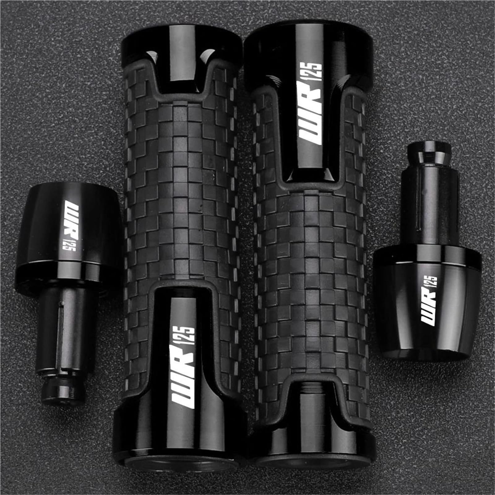 Vqldpx Color 24 Handlebar Levers Motorcycle Brake Clutch Lever Handlebar Grips For Wr125 Wr125x Wr125r 2012-2016 With Handle Bar End Extension Kit Motorbike Clutch Grips Brake Lever