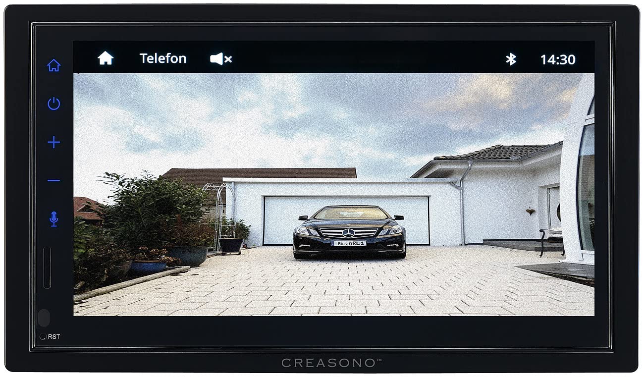 Auto Navi: 2-DIN-Autoradio mit Apple CarPlay, DAB+, Freisprecher, 17,1-cm-Display (DAB nachrüsten, 2 DIN Autoradio mit Navi und DAB+, SD)