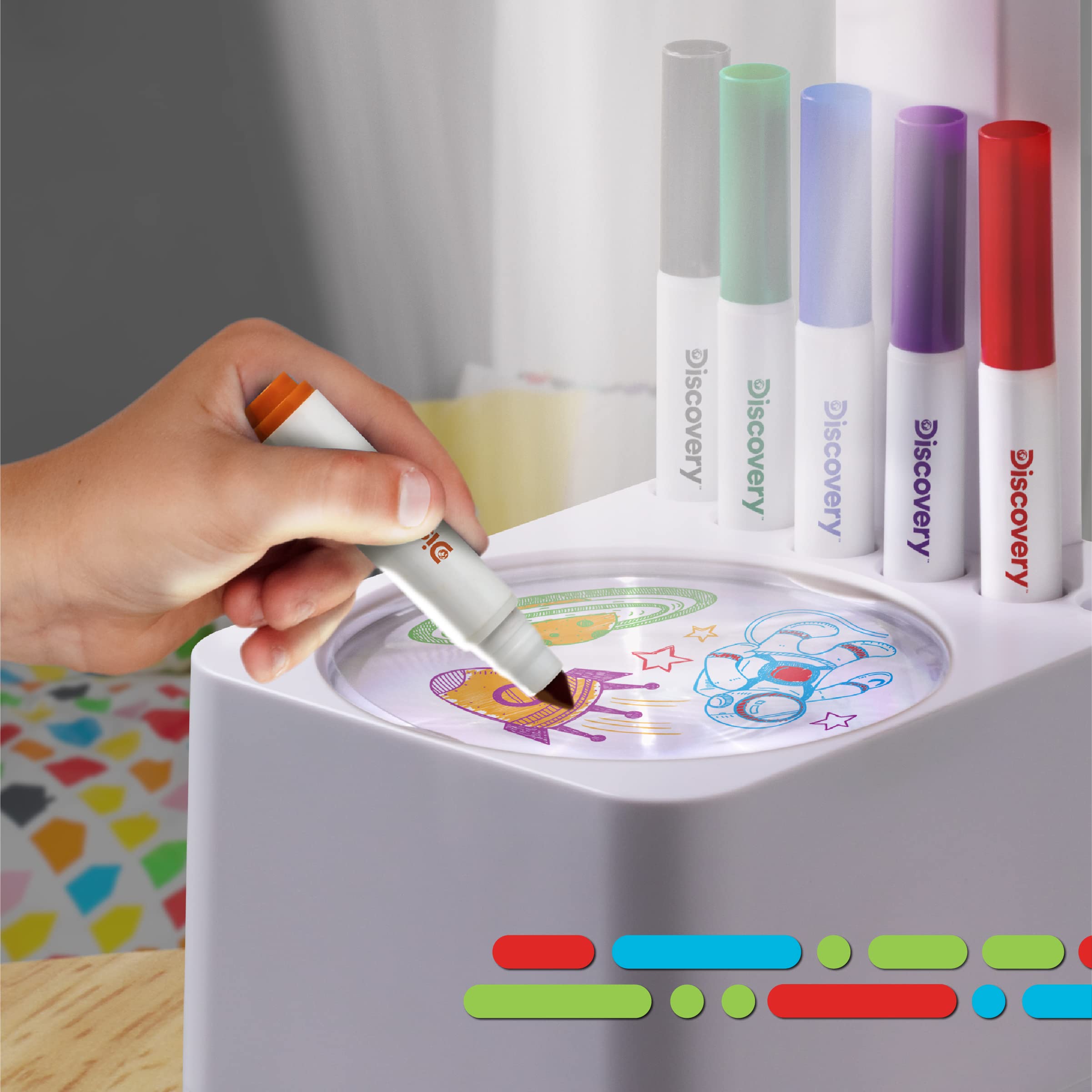 Proiettore Torcia Bambini 32 Pattern Animali Rosa Scienza Educativa