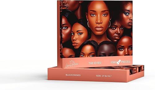 Miniatura 8 de Rompecabezas afroamericano para mentes adultas rompecabezas de 1000 piezas de LewisRenee Black People, sumérgete en una actividad serena y