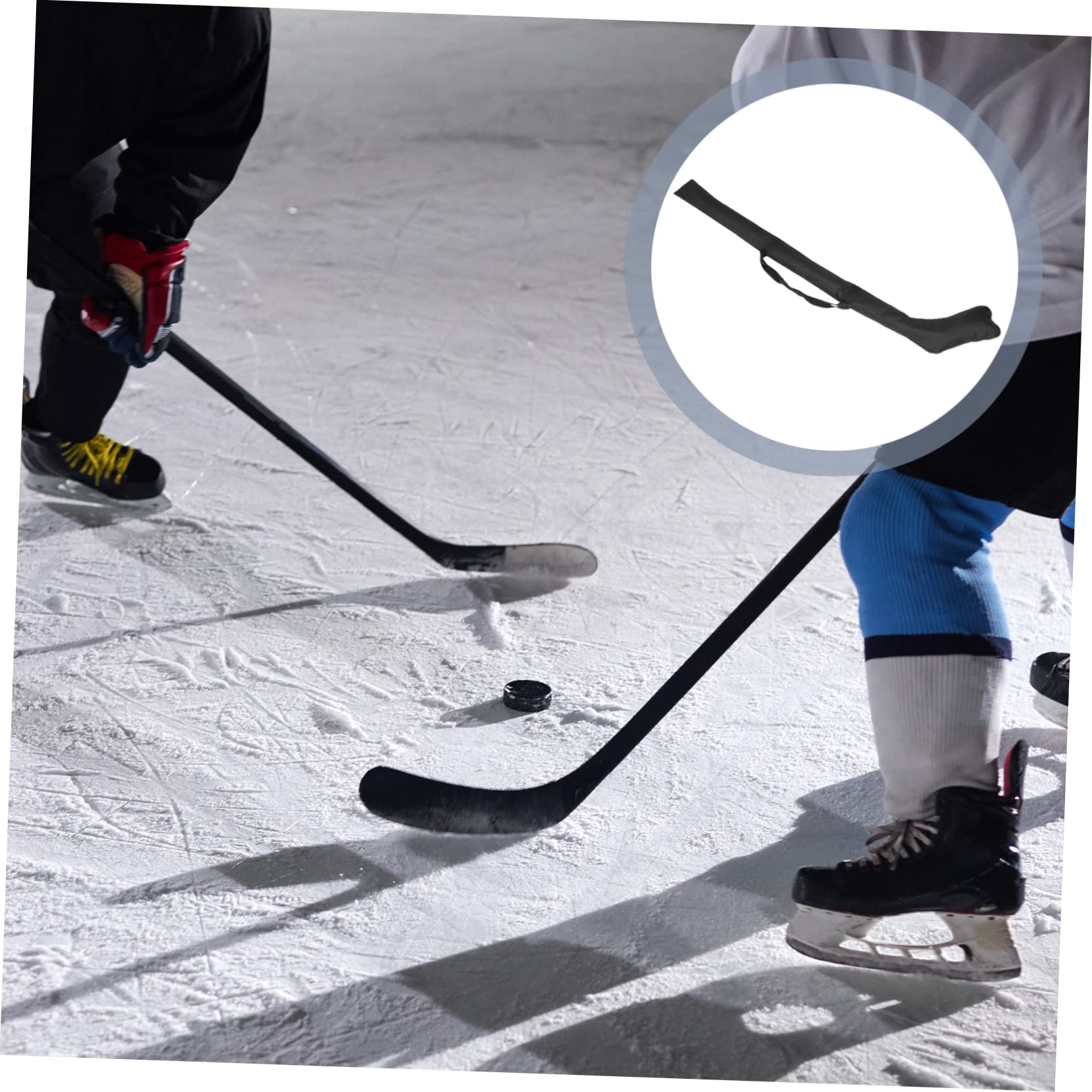 Sac de transport portable pour crosse de hockey sur glace résistant à la pression, couleur vive pour voyage