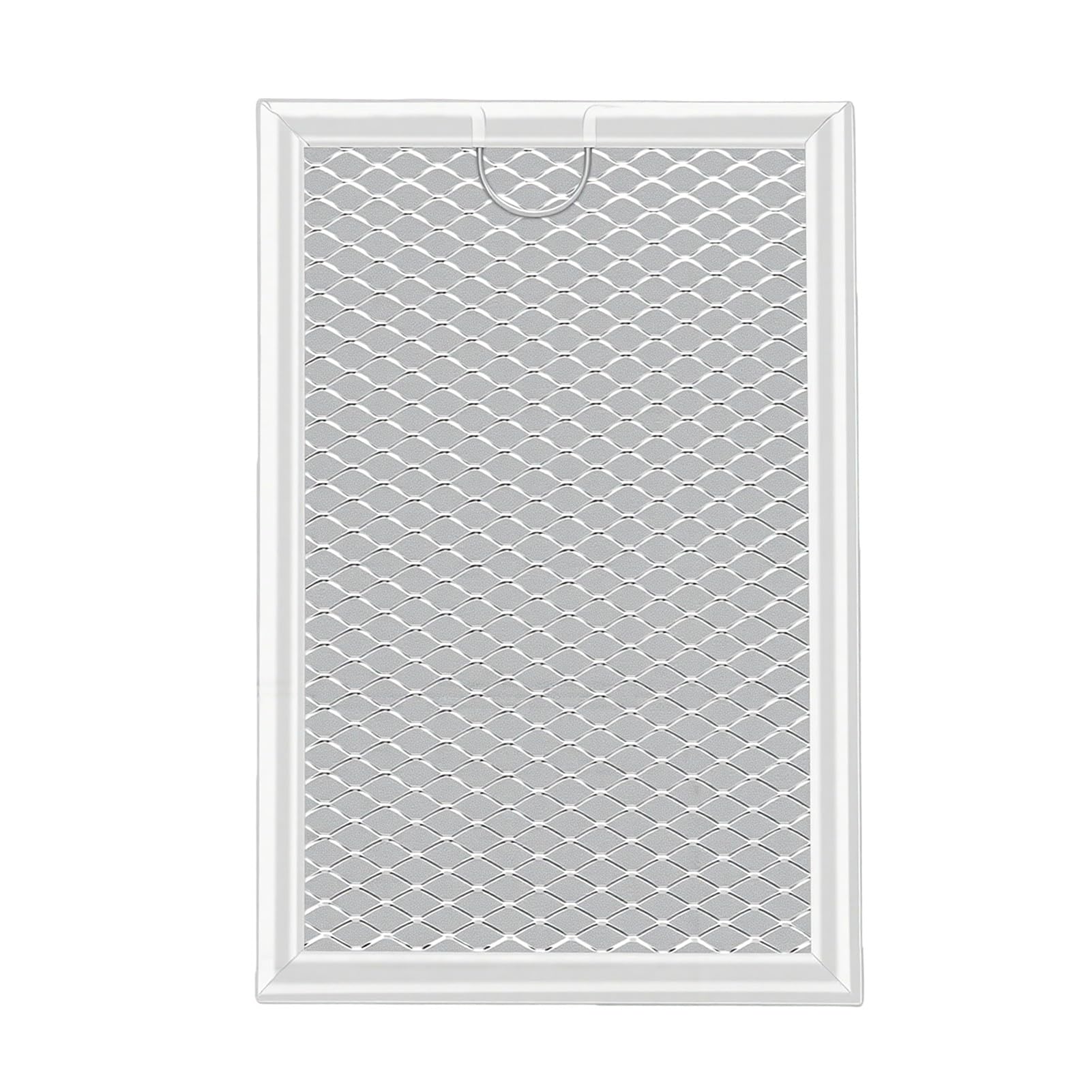 Jelquix Microwave Oven Grease Filter Replacement for GE WB06X10359-5, Aluminum Mesh, Exhaust Vent, Heat Proof, Long Lasting (Silver)