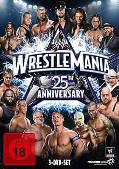 スポーツ・フィットネス WRESTLEMANIA 25TH ANNIVERSARY 3 DISC SET WWE WrestleMania 25th Anniversary (3 Disc Set) DVD