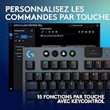 Logitech G G915 X LIGHTSPEED TKL Low-Profile Wireless Gaming Keyboard, AZERTY French Layout, Tactile - Black - 4