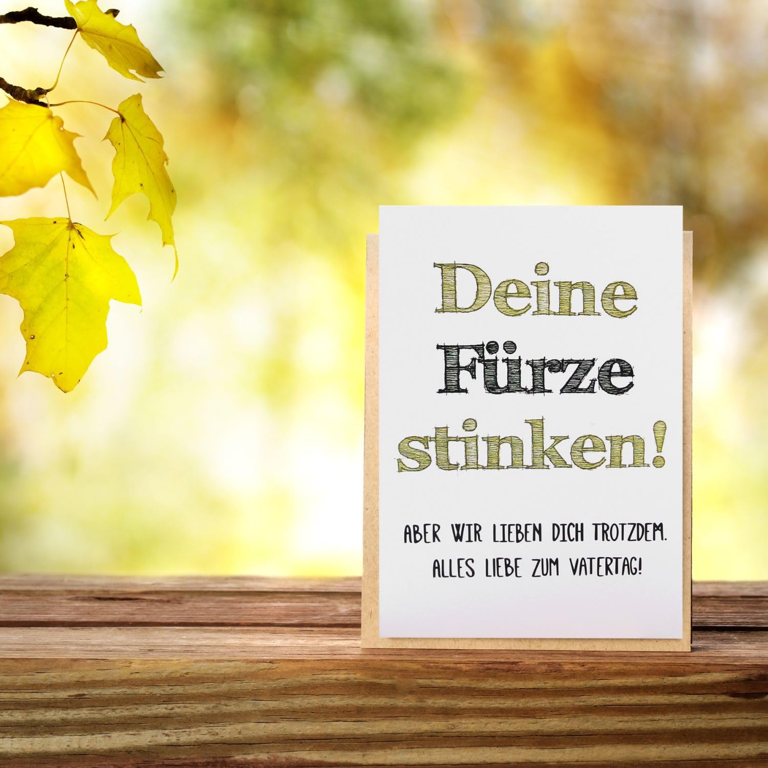 Lustige Vatertagskarte „When It Comes To You Being The Best Dad You Nailed It“ – Humorvolle Grüße