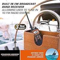 Vista 4 de Standard Horizon HX210 - Radio VHF de mano, color negro