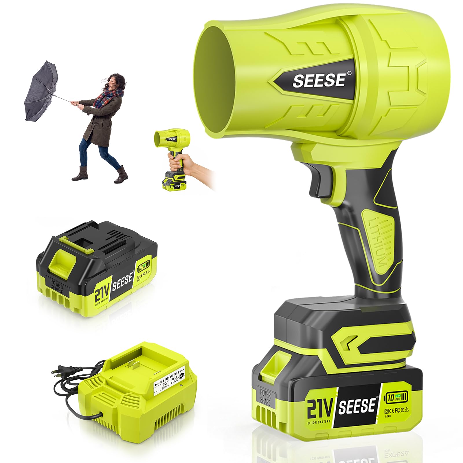 Seese Turbo Cordless Leaf Blower