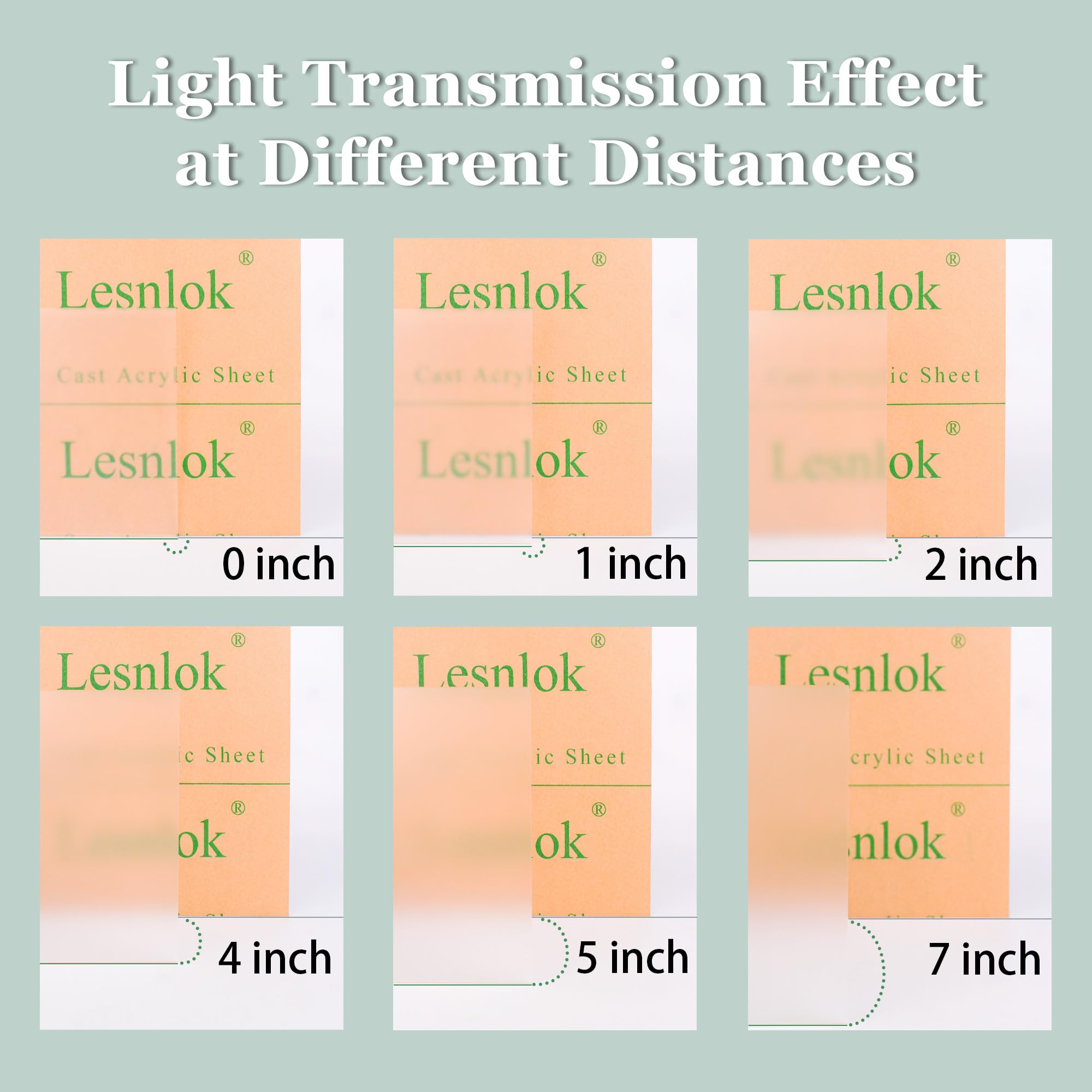 Frosted Acrylic Sheets - 16x20, 1/8" Thick -4