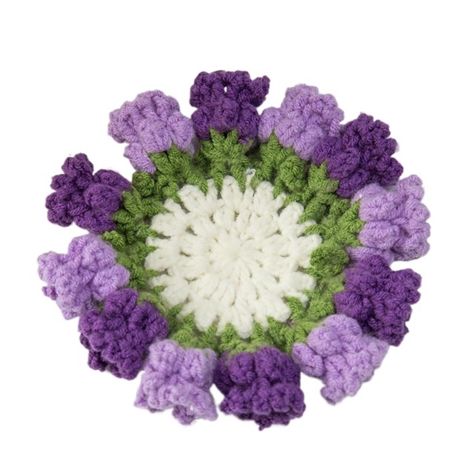 Dessous de verre en crochet à fleurs le cadeau idéal pour une pendaison de crémaillère