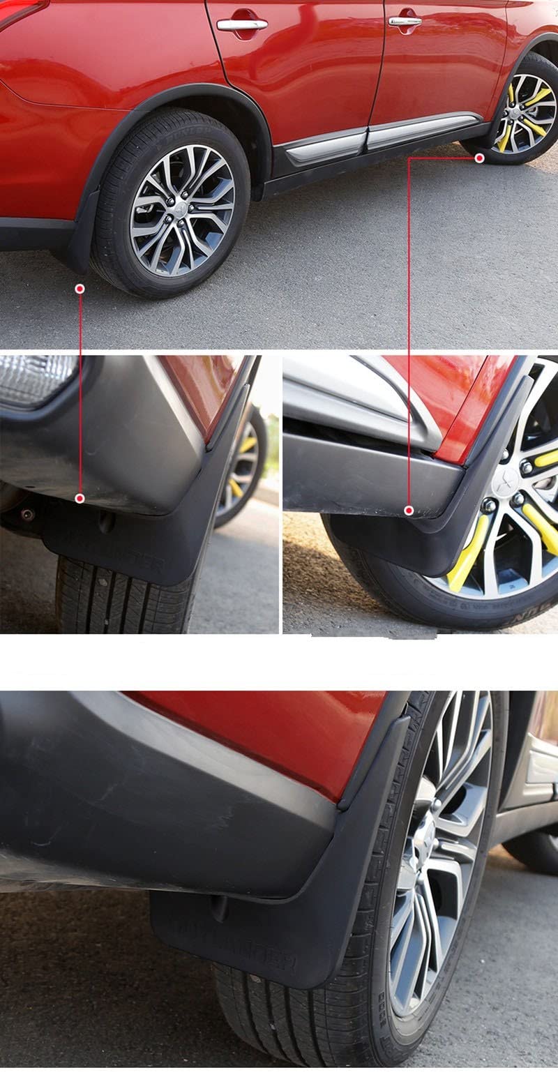 Auto Paraspruzzi per JEEP Renegade 2016-2023 Anteriore Posteriore, accessori jee