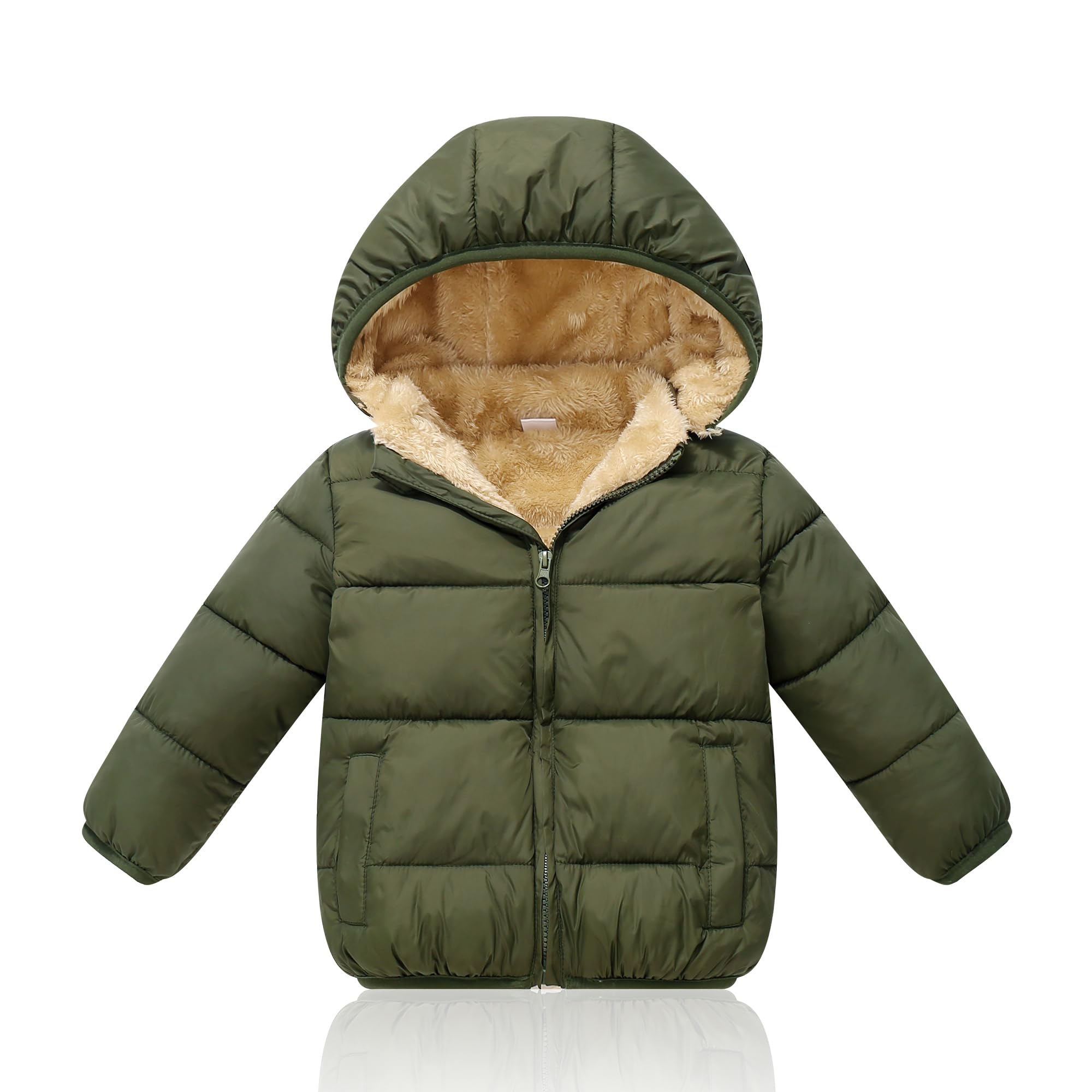 Toddler Winter Jacket Baby Boys Girls Fleece Coats