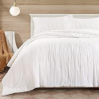 Vista 3 de HOMBYS - Edredón extragrande de algodón 100% muselina tamaño King de 120 x 98 pulgadas, edredón ligero y transpirable de plumón sintético