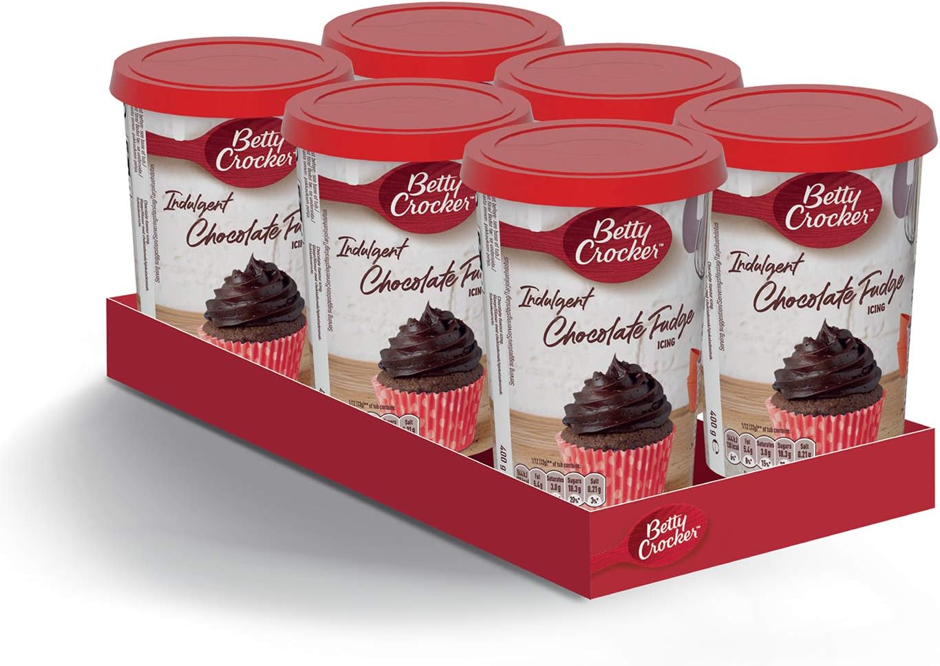 Chocolate Fudge Icing 400g (Pack of 6)