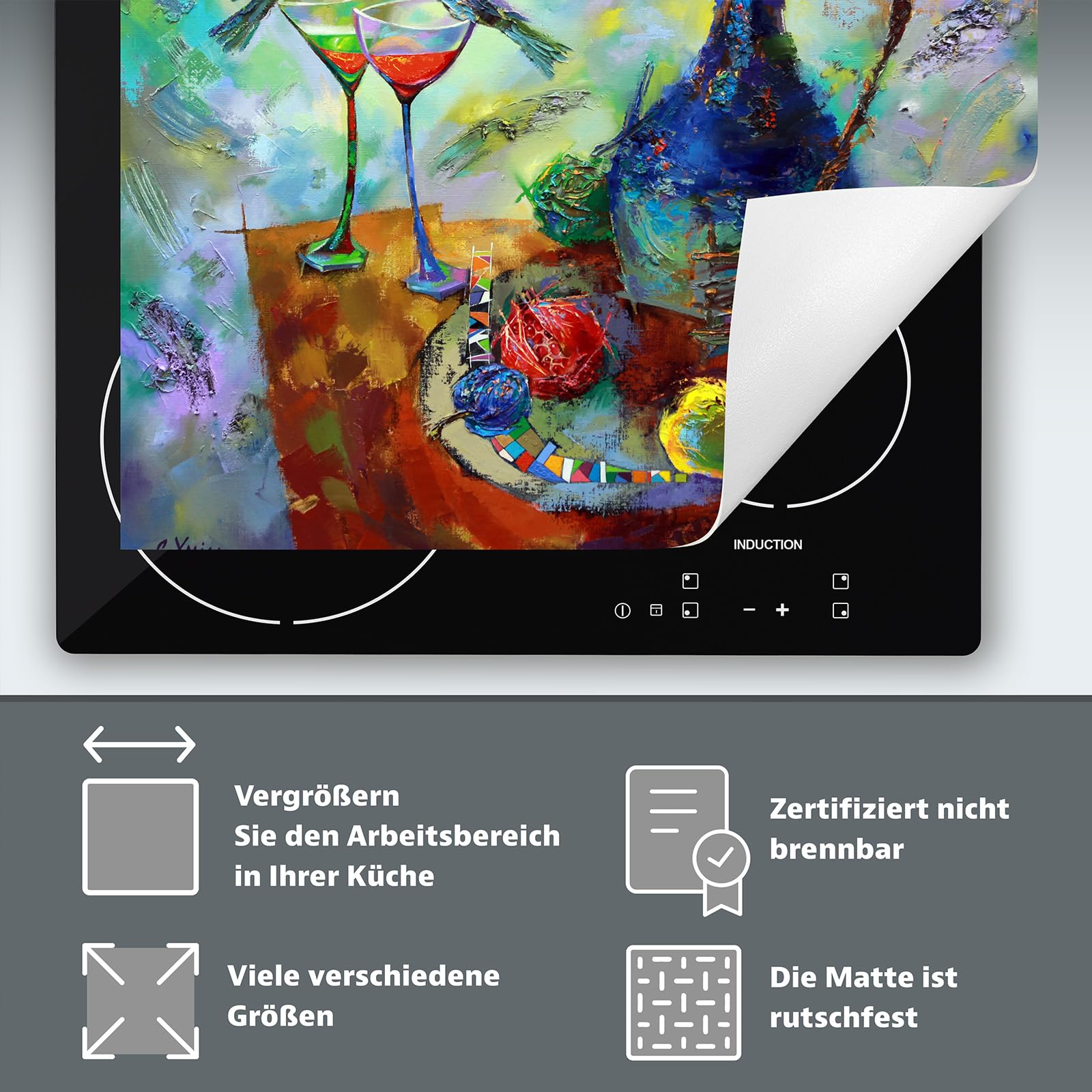 TMK ArtDeko Herdabdeckplatte - Schutz & Stil Für Deine Küche