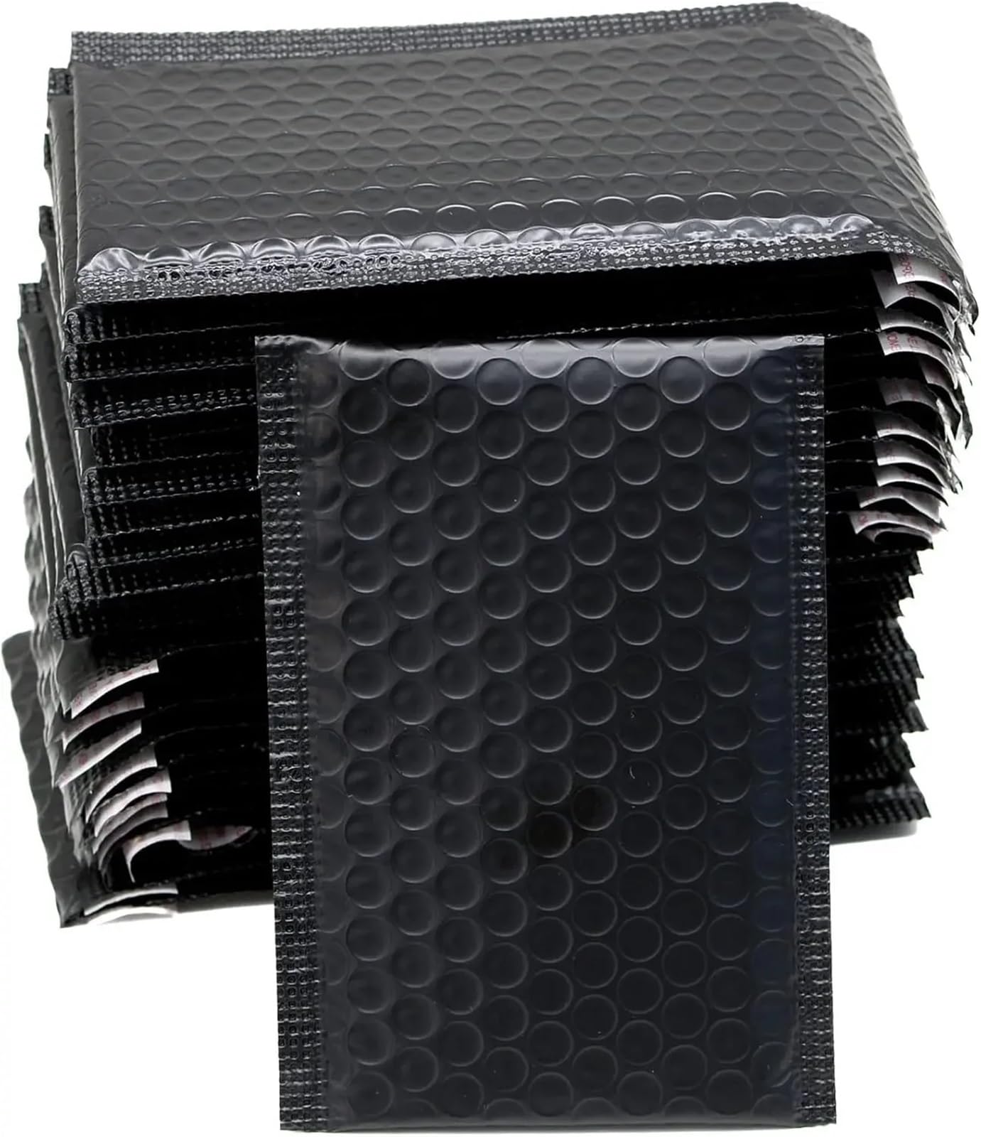 Bolsas De Plástico De Burbujas 10/60 bolsas de burbujas for envíos, impermeables, autoadhesivas, autosellantes, multitamaño, sobres embalaje, almacenamiento espuma(Black- 18x23cm,50PCS)