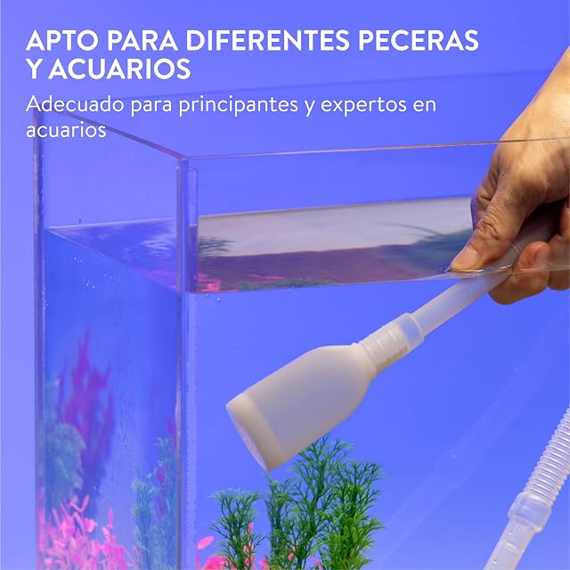 Foto 8 de 8 de Luigi's Sifonador Acuario Limpiafondos - Sifon Acuario Manual para Cambiar el Agua en Minutos