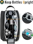 Sac de toilette pour hommes, Kit Dopp imperméable avec séparation sèche par voie humide, Organisateur d'articles de toilette de voyage de grande capacité, Sac de rasage robuste pour les essentiels de salle de bains, Salle de gym & Voyage d'affaires, Noir