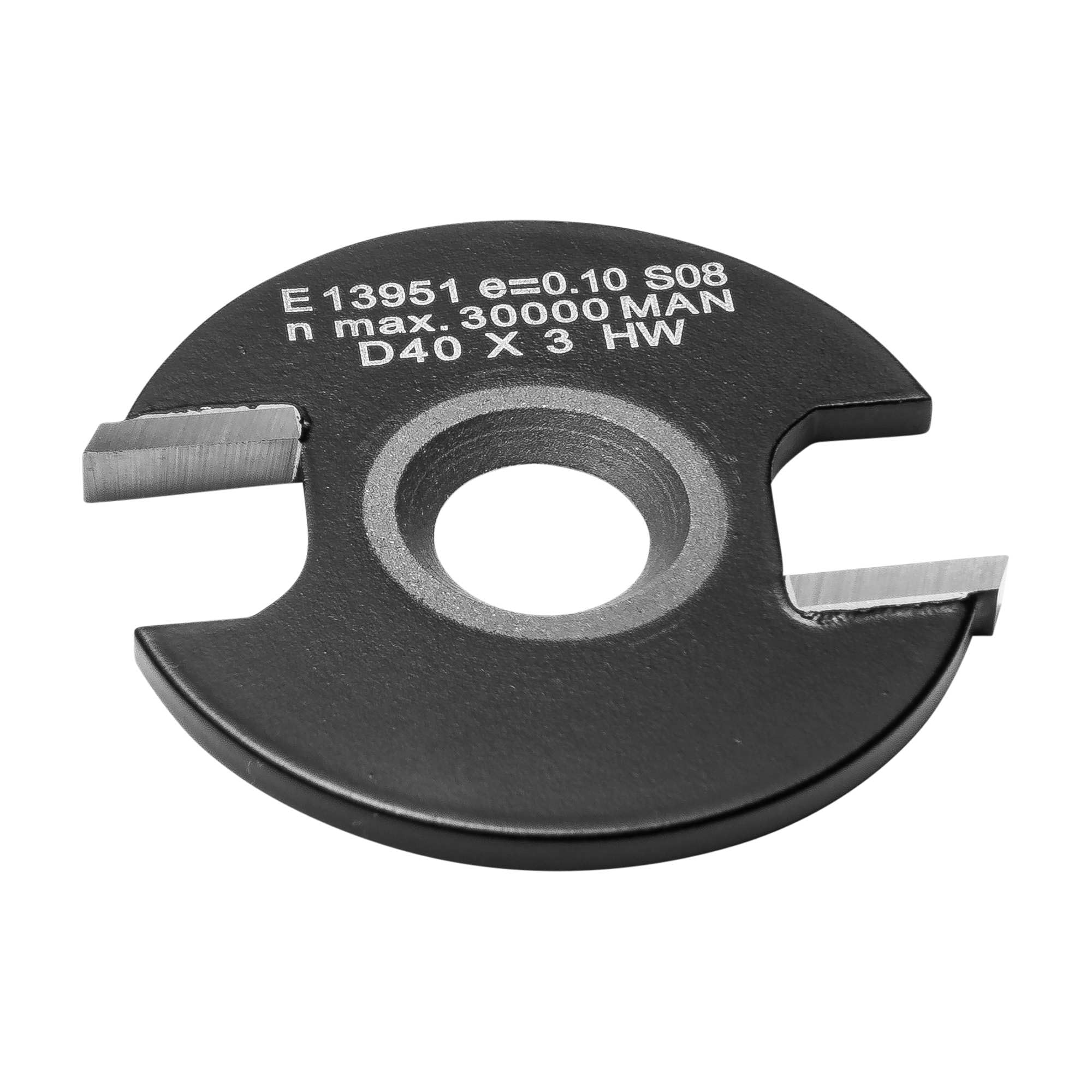 ENT 13951 Scheibennutmesser HW, Durchmesser (D) 40 mm, NL 3 mm, mit Senkbohrung