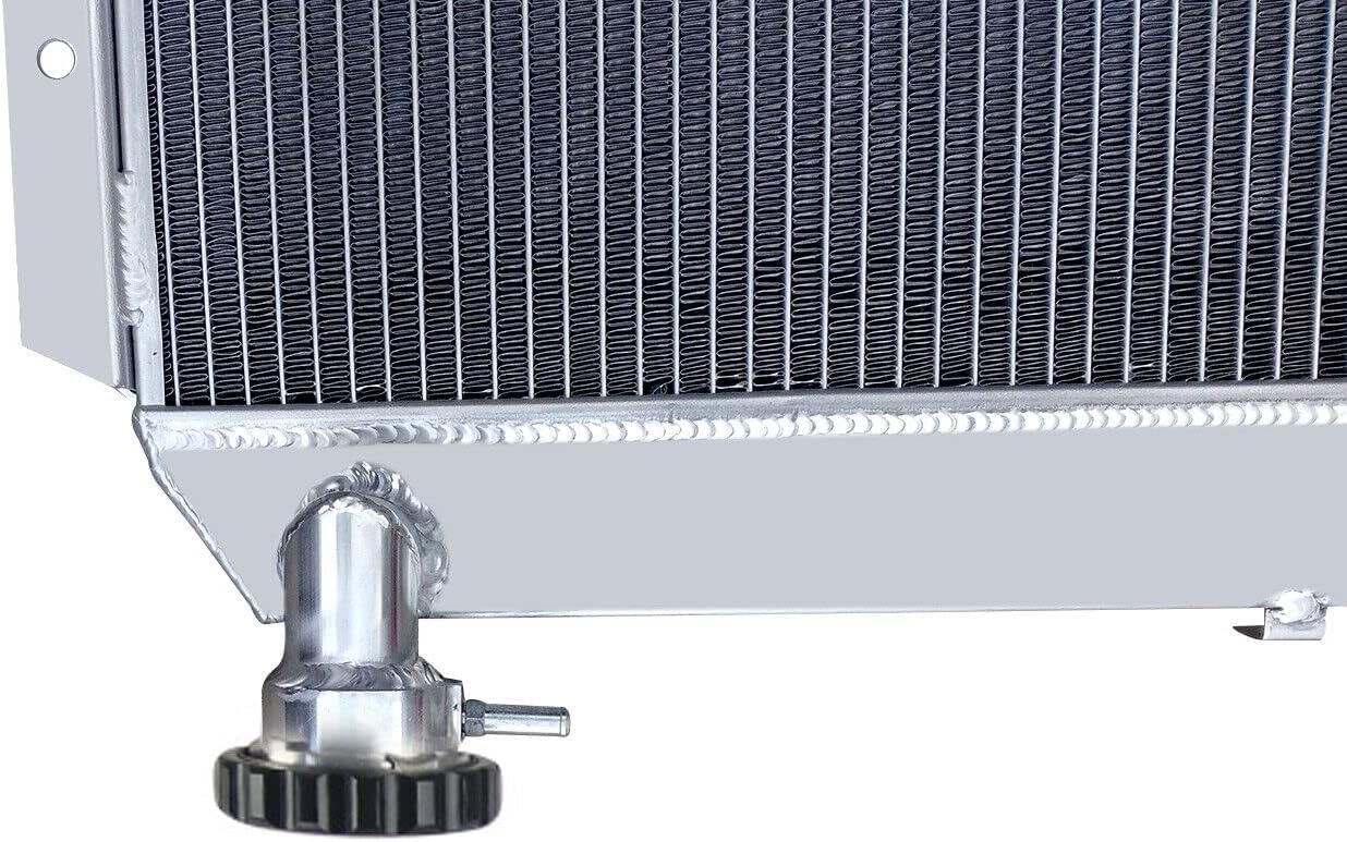 All Aluminum Radiator Replacement for 1980-1990 Toyota Land Cruiser 60 Series Petrol FJ60 2F 4.2 MT 3 Row Core Radiators Radiador 1981 1982 1983 1984 1985 1986 1987 1988 1989