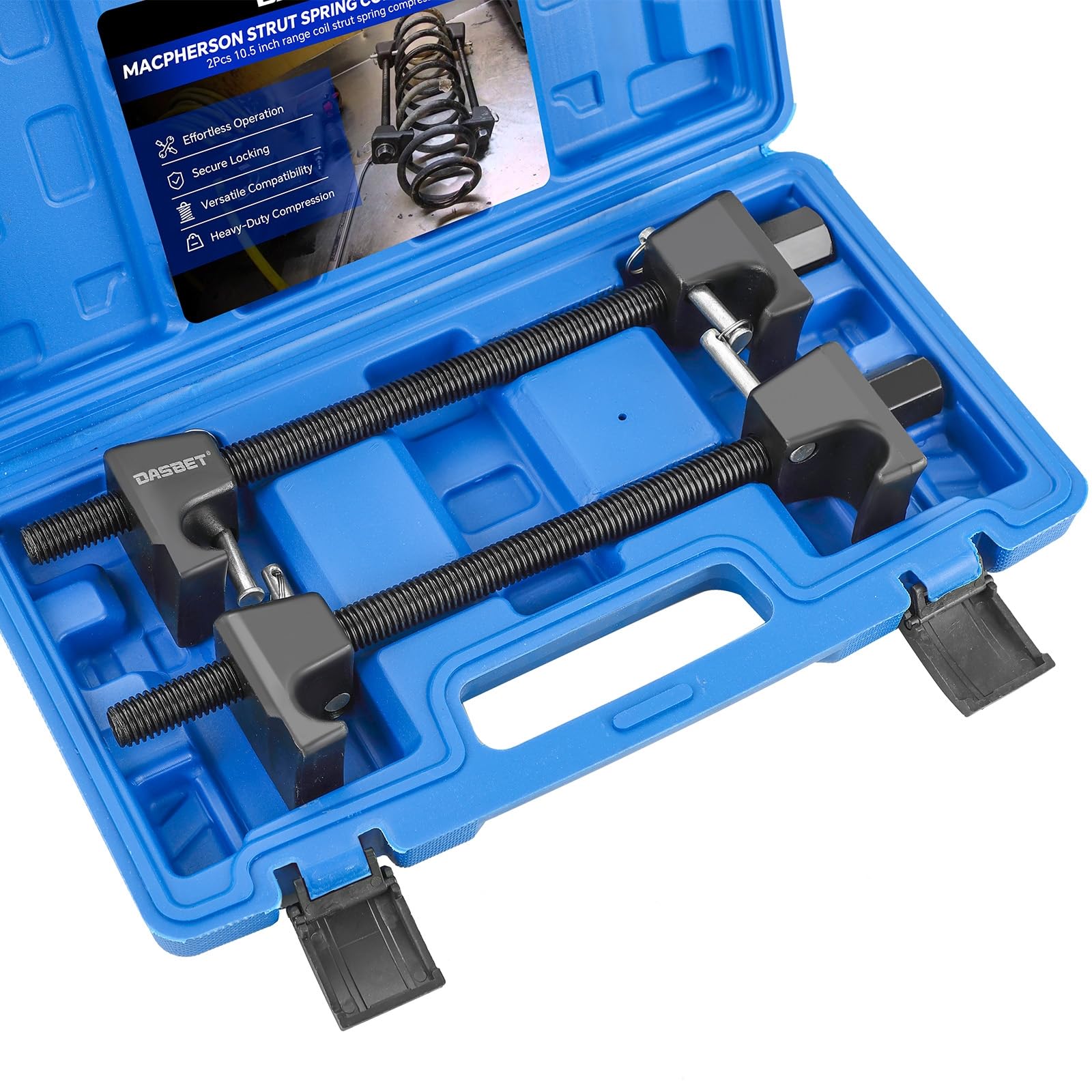 DASBET Macpherson Strut Spring Compressor Tool Kit 2PCS