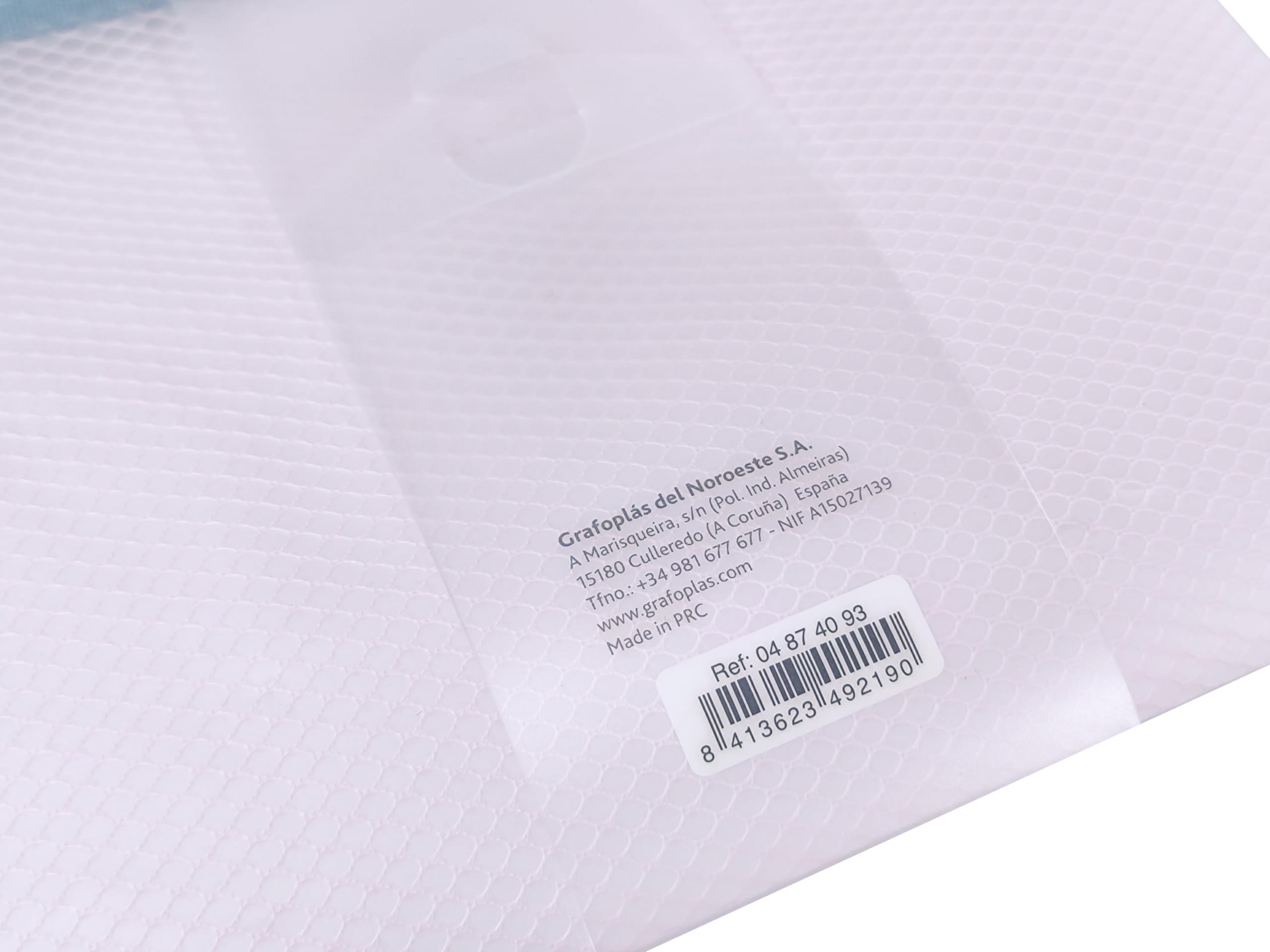 Grafoplás Borsa con cerniera EVA Soft A5 Rosa pastello Zipper Bag gomma EVA trasparente