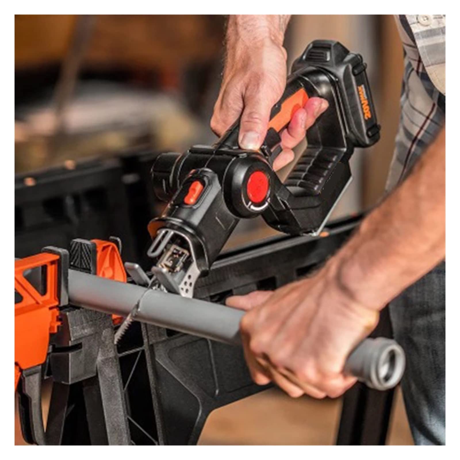 Sega A Sciabola Elettrica 900W - Con 5 Lame Per Legno E Metallo, Taglio Fino A 160 Mm - Foto 10