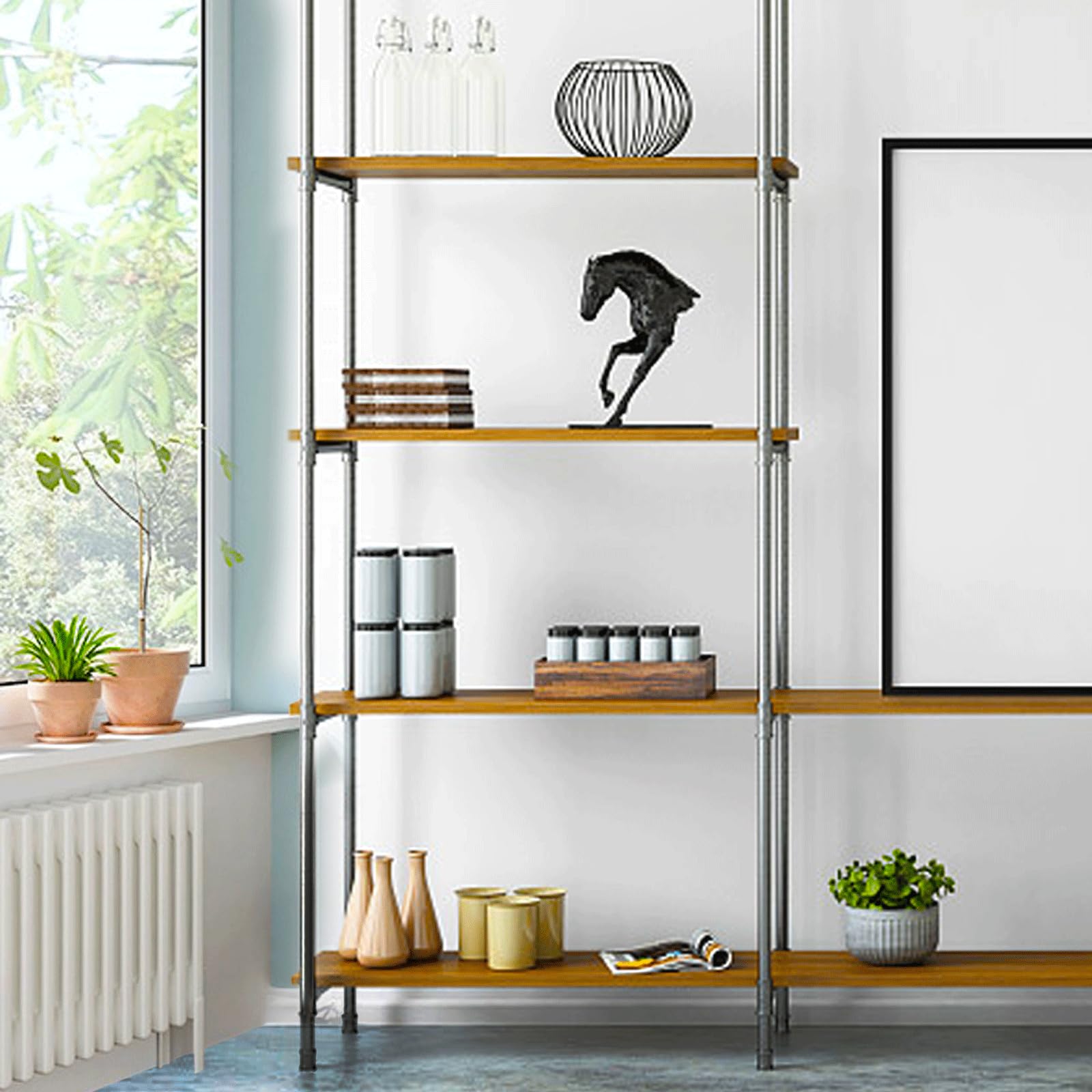 Wire Shelf Clips - 1 Inch for 1" Posts -6