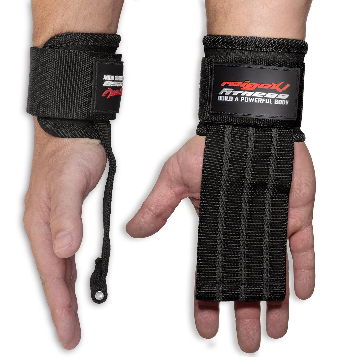 Fast Grip Zughilfen Krafttraining (+Trainingspläne) Profi Schnellverschluss mit Metall-Bolzen für Powerlifting, Crossfit & Fitness - Lifting Straps für Frauen und Männer