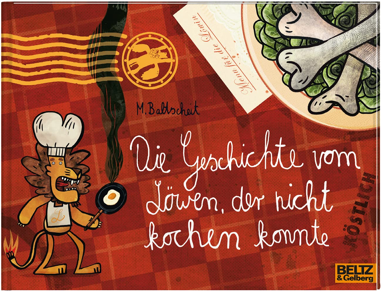Die Geschichte vom Löwen, der nicht kochen konnte: Vierfarbiges Bilderbuch