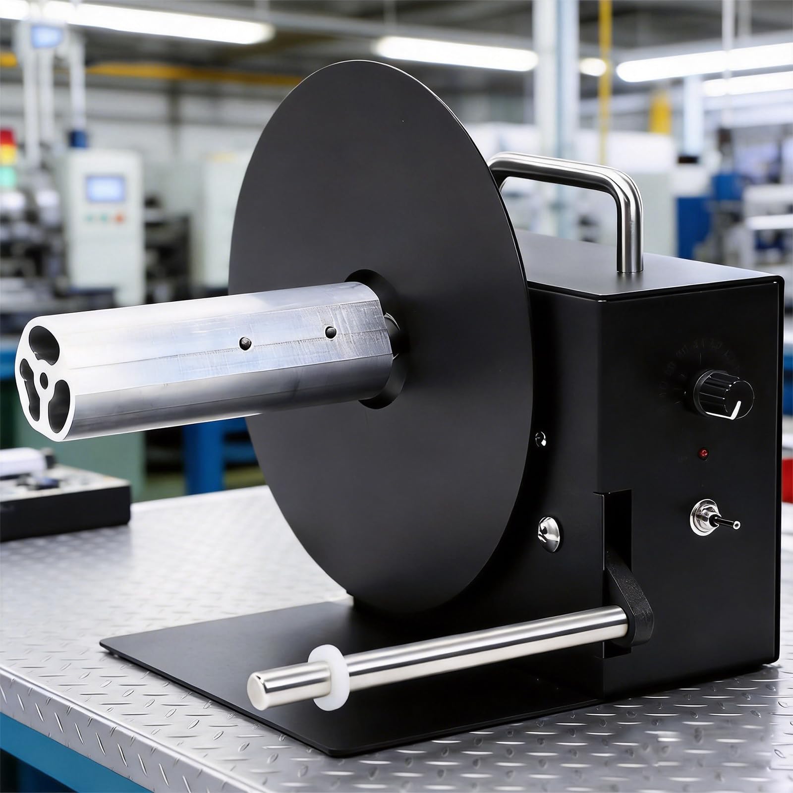 Myftnp Automatic Label Rewinder, Two-Way Barcode Label Rewinding Machine, Rewinding Speed: 1-8 Inches/S, Rewinding Diameter: 180Mm, Width: 100Mm, For Print Shops And Agricultural Markets