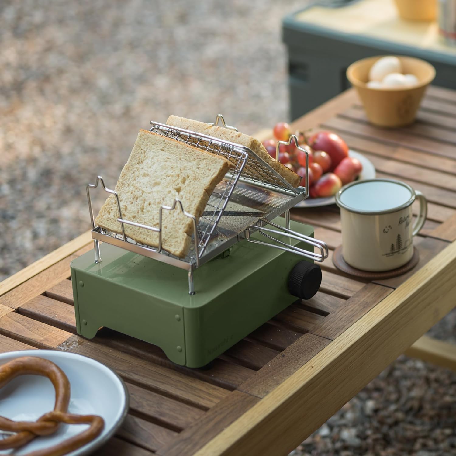Naturehike Mini estufa de gas portátil para camping para senderismo y viajes, diseño compacto, compatible con recipientes de butano y propano