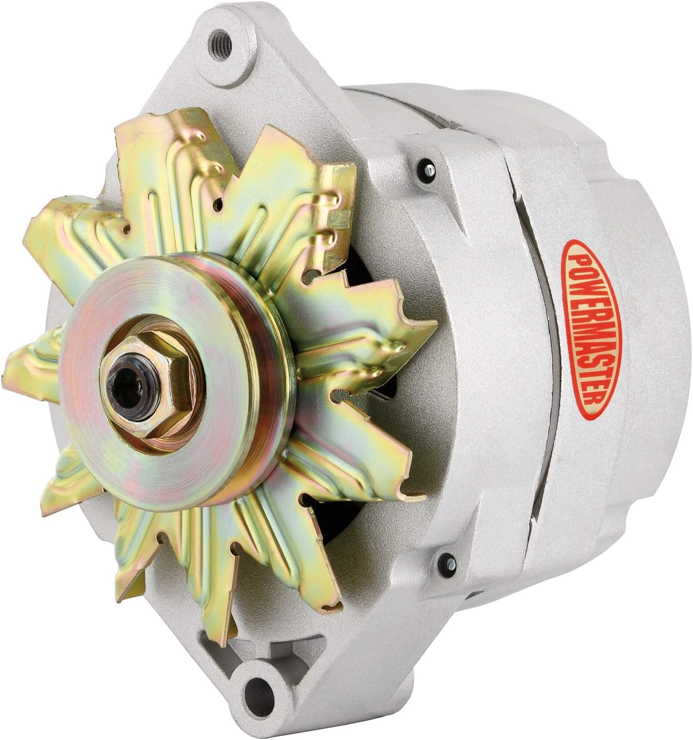 Powermaster 47127 Natural Alternator (10SI 100A 1V Pulley 1 or 3 Wire)