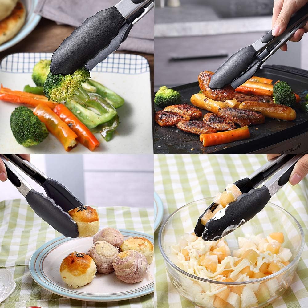 To encounter Silicone Spatula Set 12pcs Nonstick Kitchen Utensil Set Rubber Fish Spatulas Pancake Flippers Heat Resistant Seamless Turner Spatula Spoonula Dishwasher Safe for Mixing Cooking and Baking