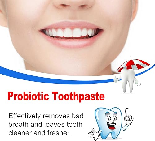 Miniatura 2 de Pasta de dientes Super Probiotic Sp-6, pasta de dientes Sp-6 Ultra Whitening, fórmula de 6 probióticos para la salud de las encías, sin flúor, sabor